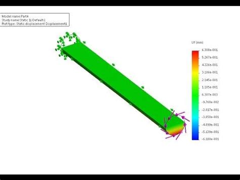 Solidworks simulation tutorials 5; Torsion analysis of a  